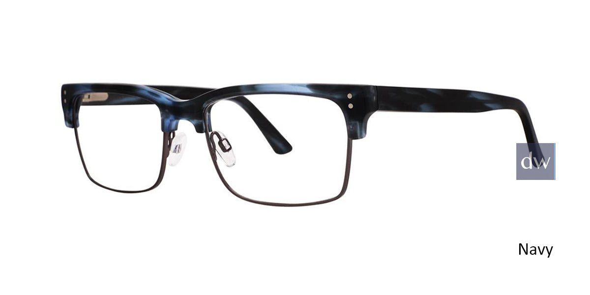 Navy Comfort Flex Adam Eyeglasses.