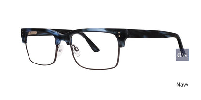 Navy Comfort Flex Adam Eyeglasses.
