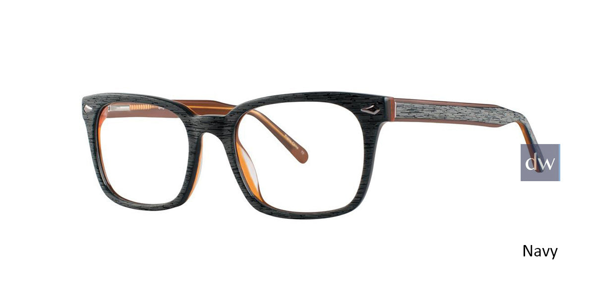 Navy Comfort Flex Cassius Eyeglasses.