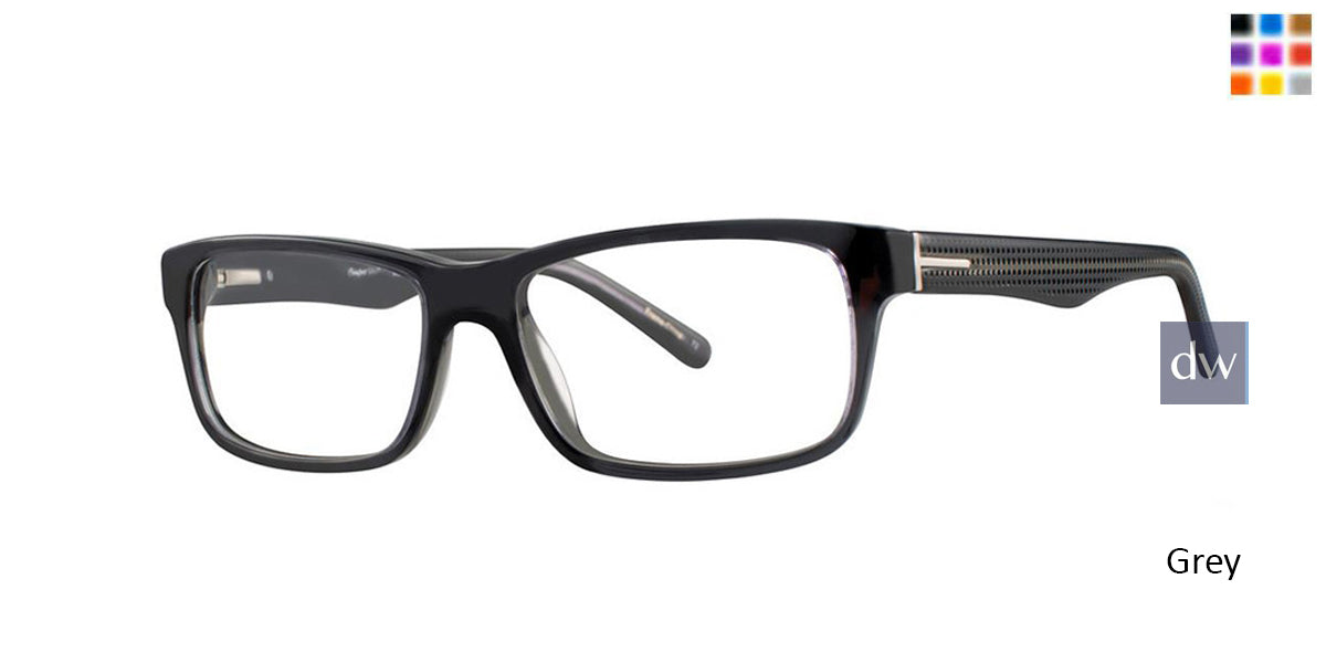 Grey Comfort Flex Damon Eyeglasses.