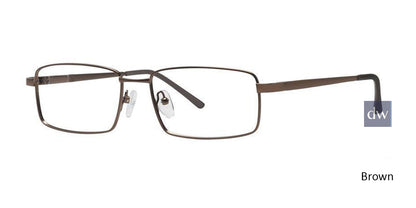 Brown Comfort Flex Emmett Eyeglasses.