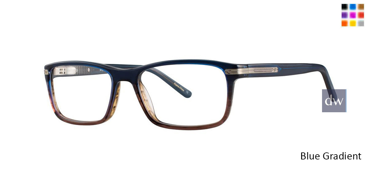 Blue Gradient Comfort Flex Garret Eyeglasses.