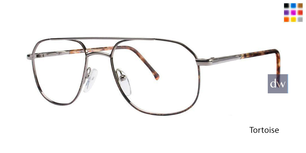 Tortoise Comfort Flex Henry Flex Eyeglasses.