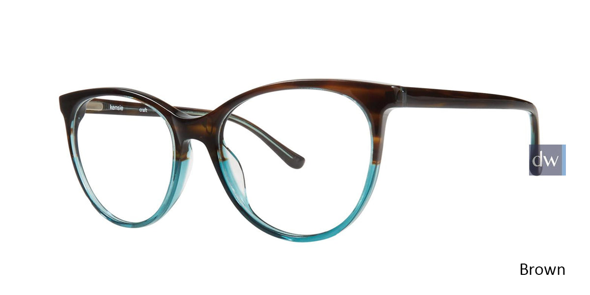 Brown Kensie RX Craft Eyeglasses