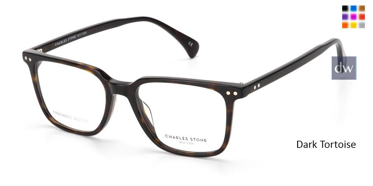 Dark Tortoise William Morris Charles Stone NY CSNY30066 Eyeglasses