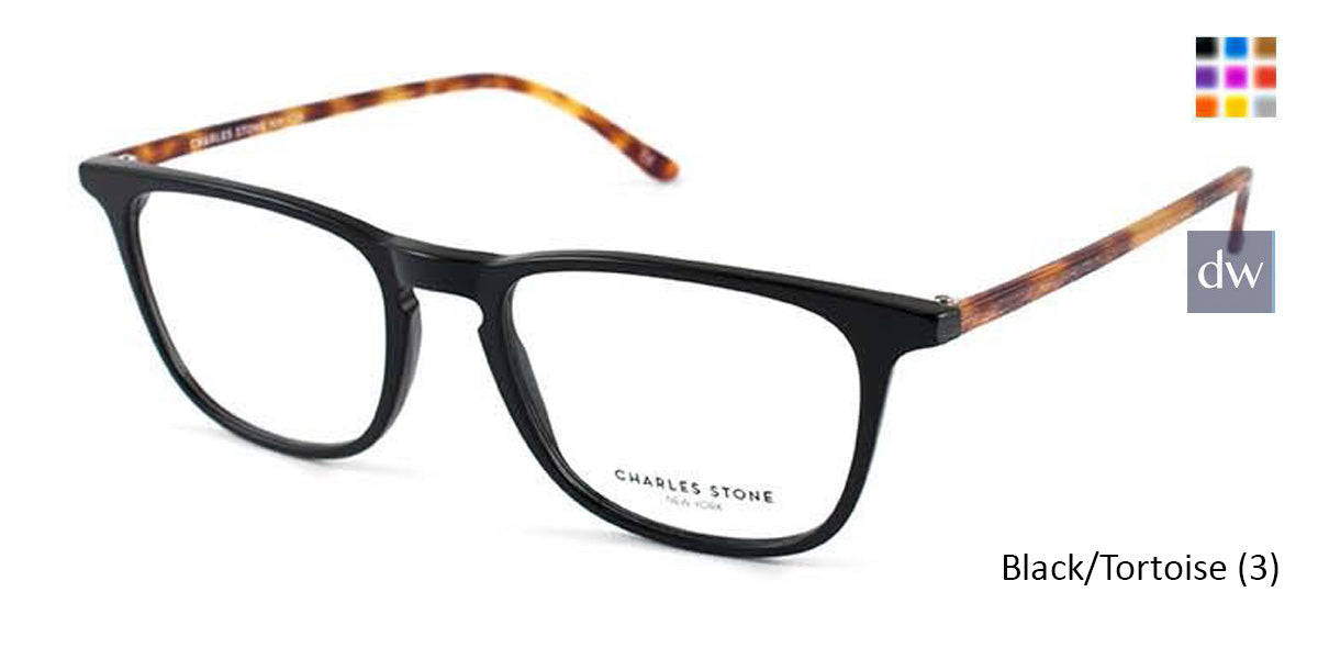 Black/Tortoise (3) William Morris Charles Stone NY CSNY30034 Eyeglasses