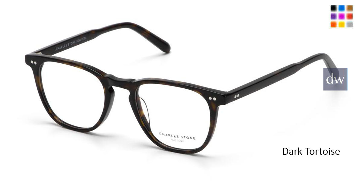 Dark Tortoise William Morris Charles Stone NY CSNY30085 Eyeglasses
