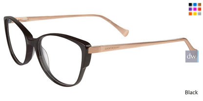 Black Lucky Brand D209 Eyeglasses.