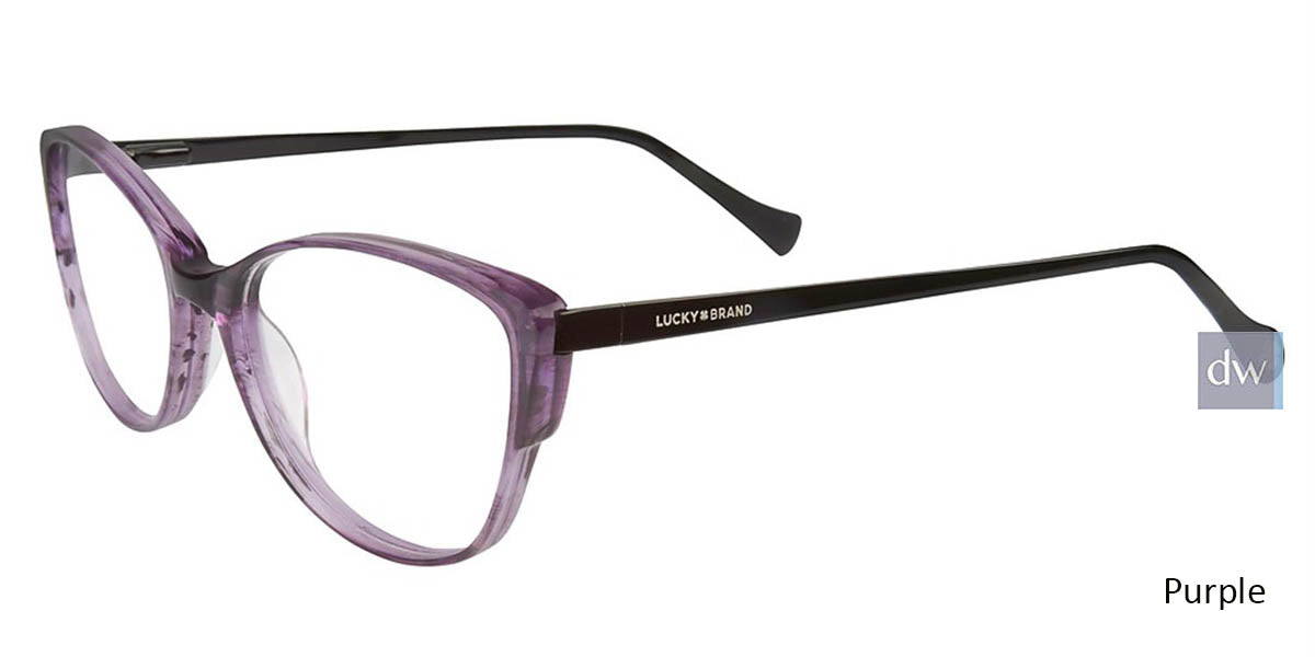 Purple Lucky Brand D209 Eyeglasses.