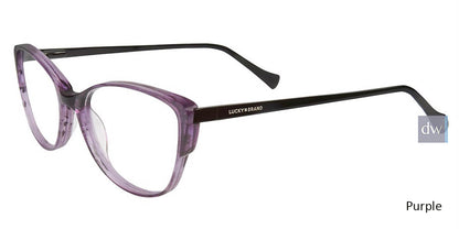 Purple Lucky Brand D209 Eyeglasses.