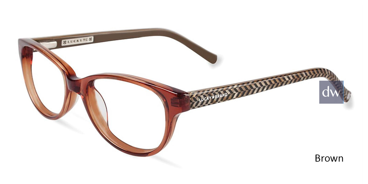 Brown Lucky Kid D701 Eyeglasses - Teenager