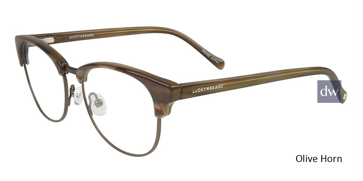 Olive Horn Lucky Kid D806 Eyeglasses.