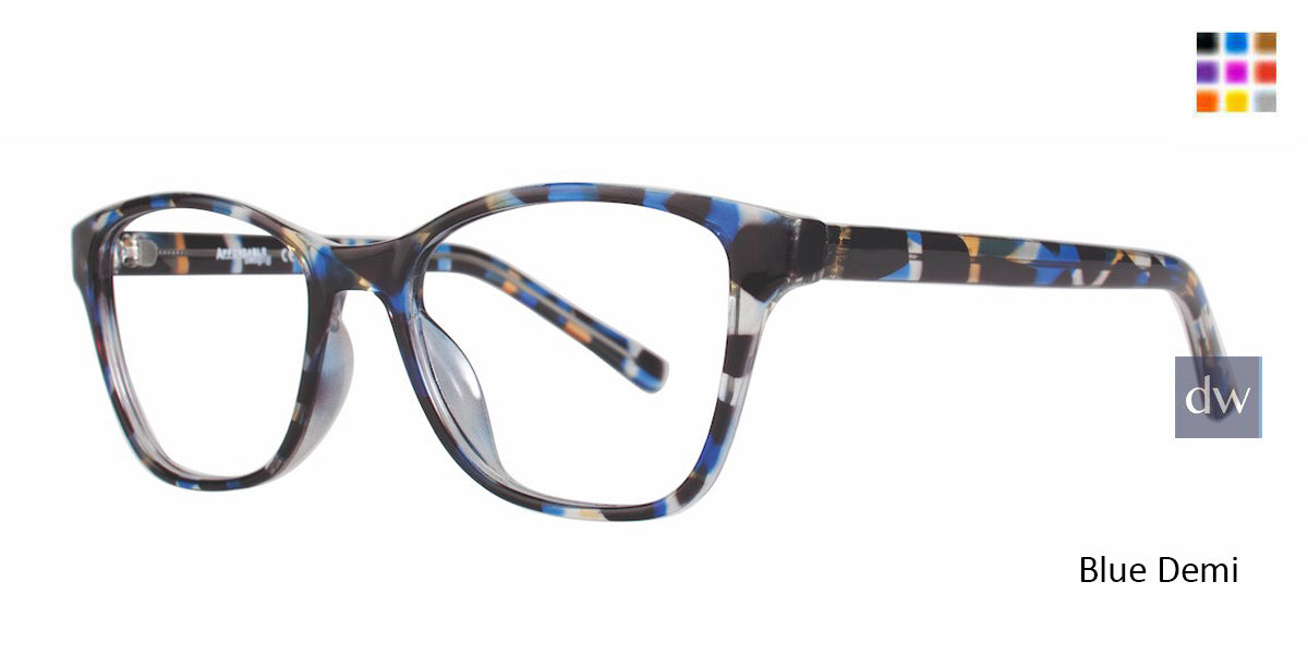 Blue Demi Affordable Designs Diva Eyeglasses.