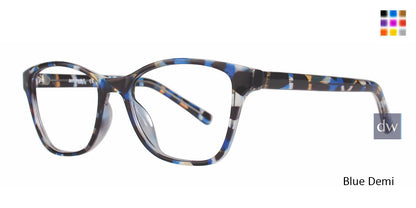 Blue Demi Affordable Designs Diva Eyeglasses.