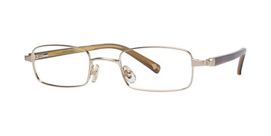 Gold/Brown Deja Vu DV002 Eyeglasses