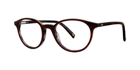Oxblood/Horn Deja Vu DV007 Eyeglasses - Teenager