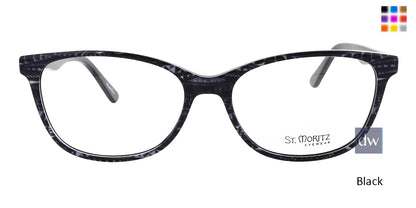 Black ST. Moritz EVERLY Eyeglasses