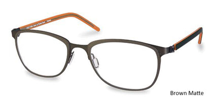 Brown Matte Free Form FFA973 Eyeglasses