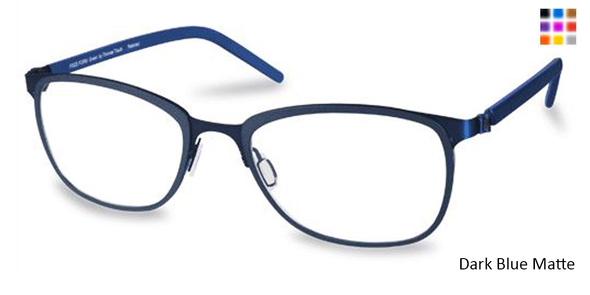 Dark Blue Matte Free Form FFA973 Eyeglasses