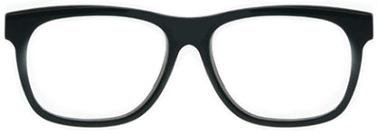Black/Brown Free-Form FFA984 Eyeglasses.