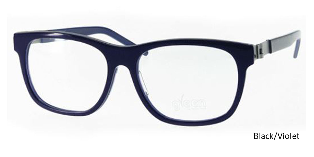 Black/Violet Free-Form FFA983 Eyeglasses.