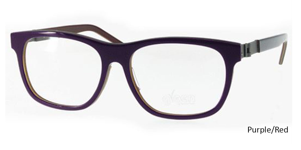 Purple/Red Free-Form FFA983 Eyeglasses.