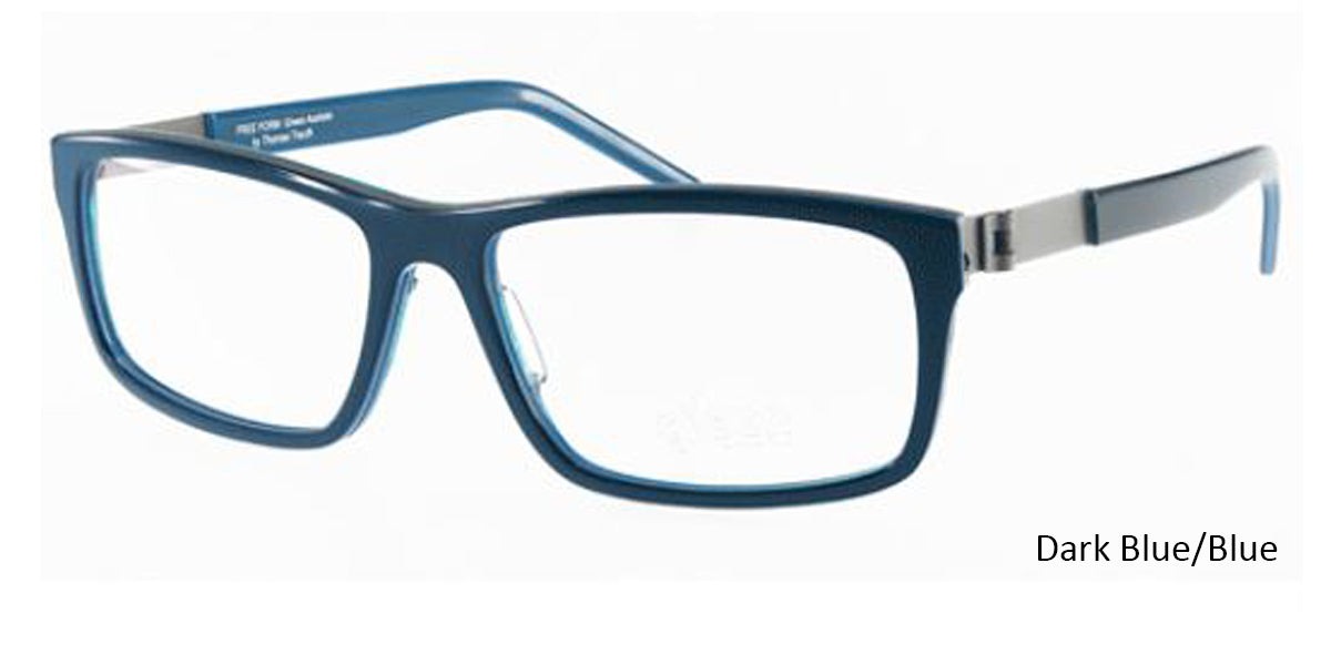 Dark Blue/Blue Free-Form FFA986 Eyeglasses