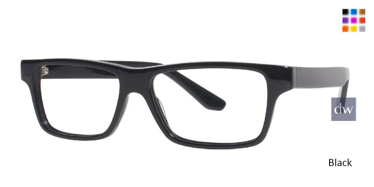 Black Affordable Designs Fred Eyeglasses.