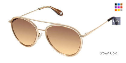 Brown Gold Fysh F-2045 Sunglasses.