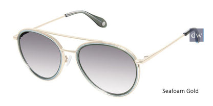 Seafoam Gold Fysh F-2045 Sunglasses.