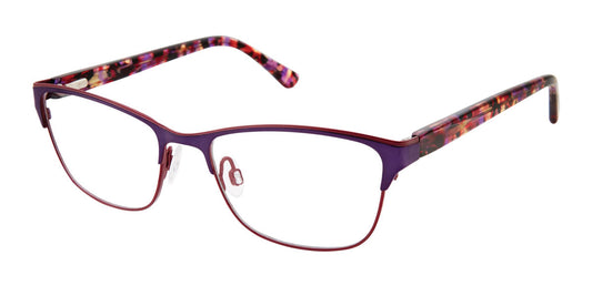 Purple/Burgundy Geoffrey Beene G222 Eyeglasses