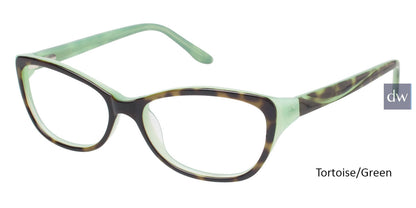 Tortoise/Green Geoffrey Beene G309 Eyeglasses