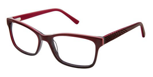 Burgundy Geoffrey Beene G318 Eyeglasses