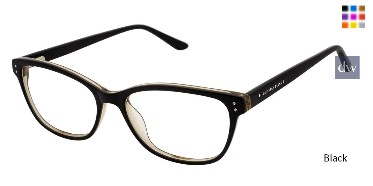 Black Geoffrey Beene G319 Eyeglasses