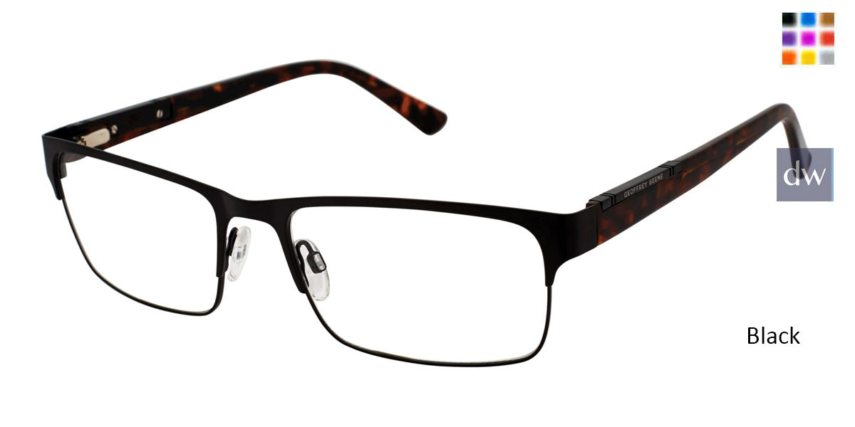 Black Geoffrey Beene G440 Eyeglasses