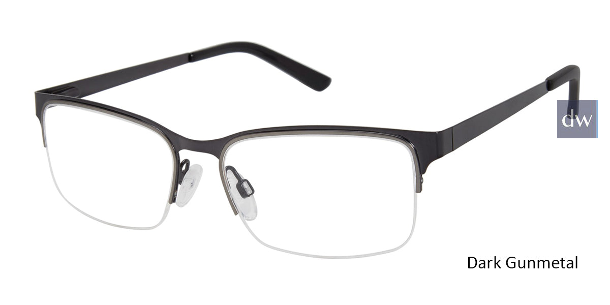 Dark Gunmetal Geoffrey Beene G450 Eyeglasses