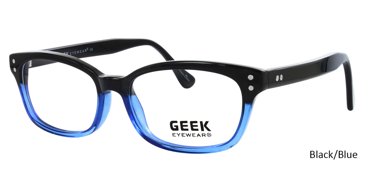 Black/Blue GEEK 119 L Eyeglasses - Teenager
