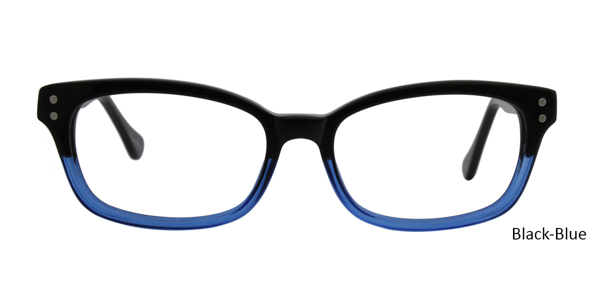 Black/Blue GEEK 119 L Eyeglasses - Teenager