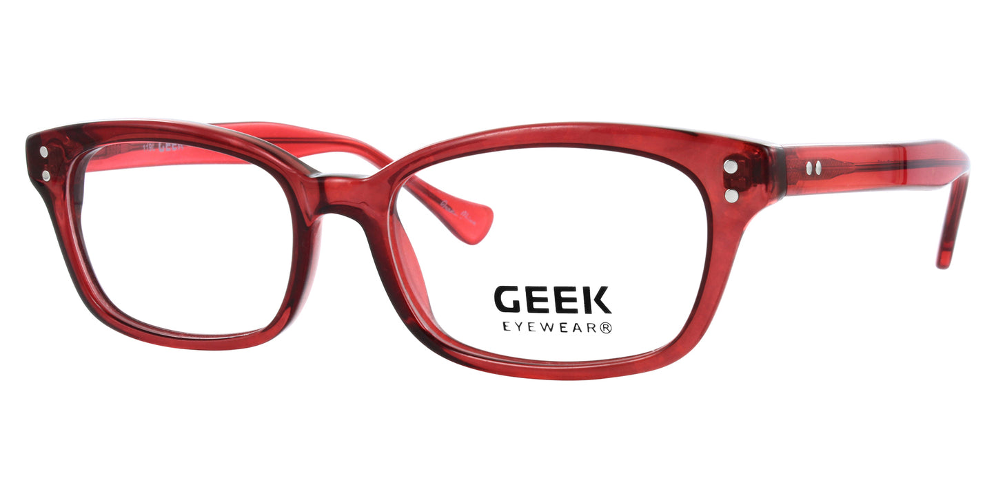 Red GEEK 119 L Eyeglasses - Teenager