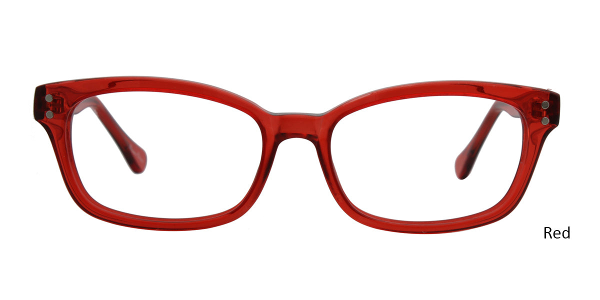 Red GEEK 119 L Eyeglasses - Teenager