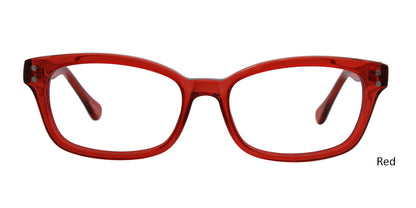 Red GEEK 119 L Eyeglasses - Teenager