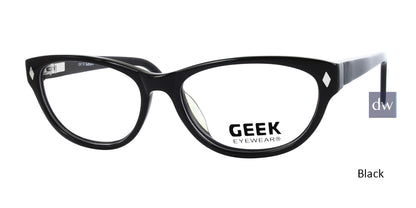 Black GEEK Cat 02 Eyeglasses