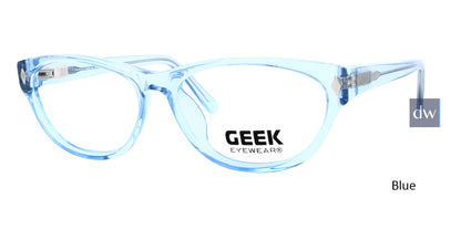 Blue GEEK Cat 02 Eyeglasses