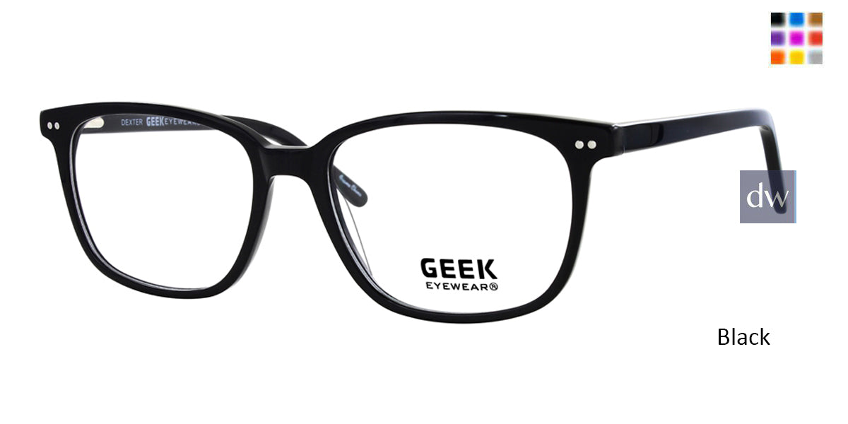 Black GEEK DEXTER Eyeglasses