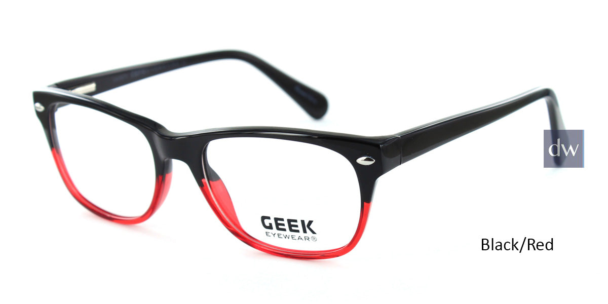 Black/Red GEEK GAMER Eyeglasses