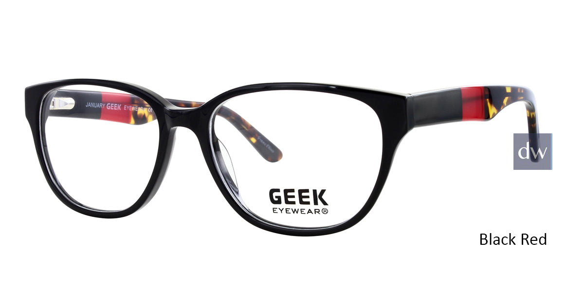 Black Red GEEK JANUARY Eyeglasses