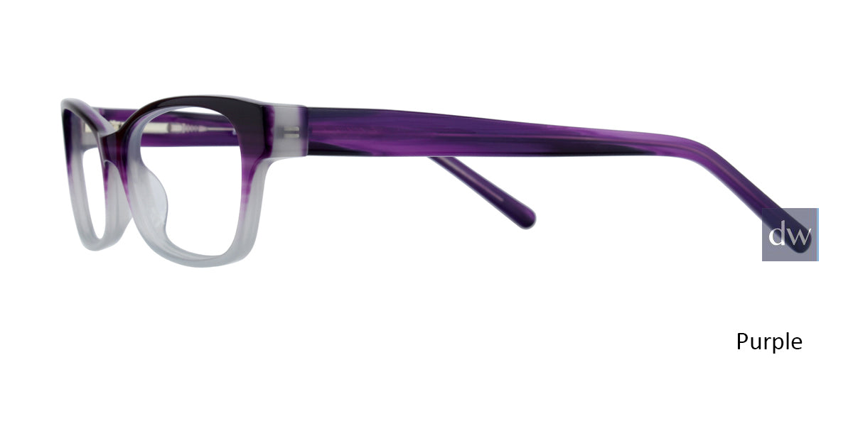 Purple GEEK Kit Cat Eyeglasses