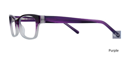 Purple GEEK Kit Cat Eyeglasses