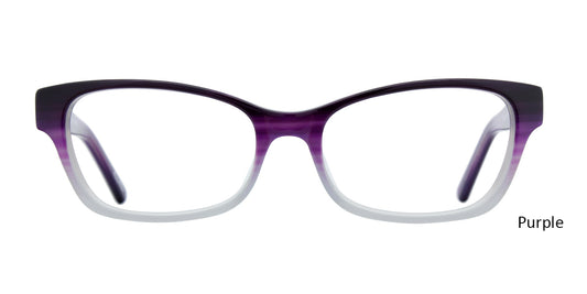 Purple GEEK Kit Cat Eyeglasses