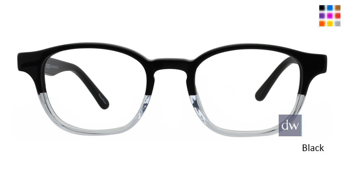 Black GEEK MYSTERY Eyeglasses - Teenager